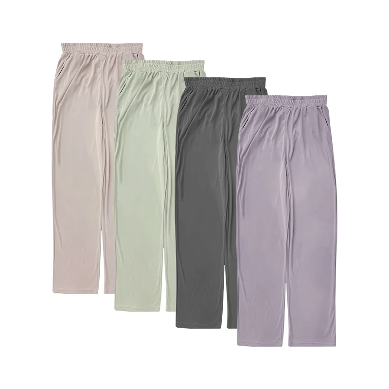 垂顺直筒裤夏季爆款显瘦百搭宽松设计小众通勤透气休闲弹力薄款裤