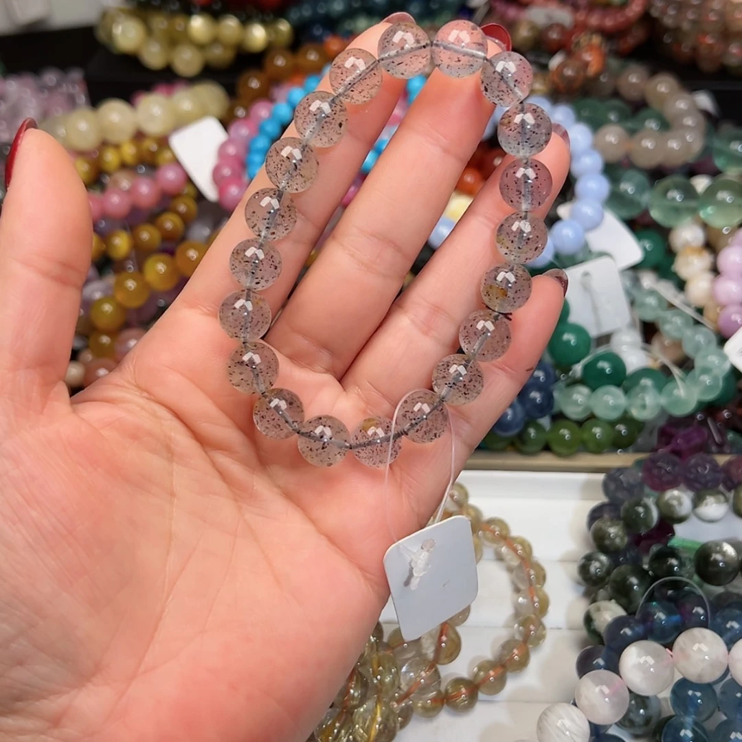 【闪购商品】烟晶手链银S925镶嵌此*244