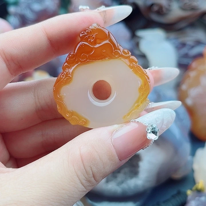 小***包玛瑙未镶嵌手饰吊坠