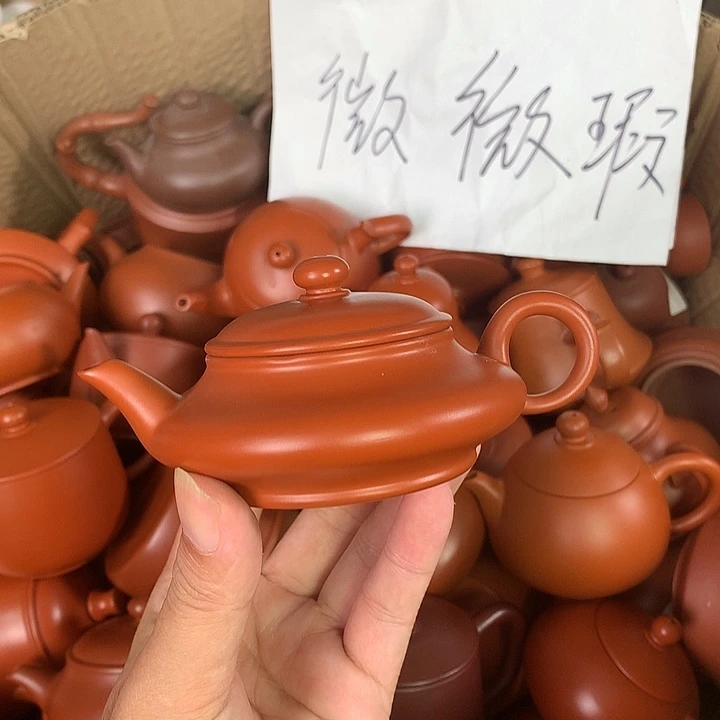 原矿朱泥茶具茶壶家用130