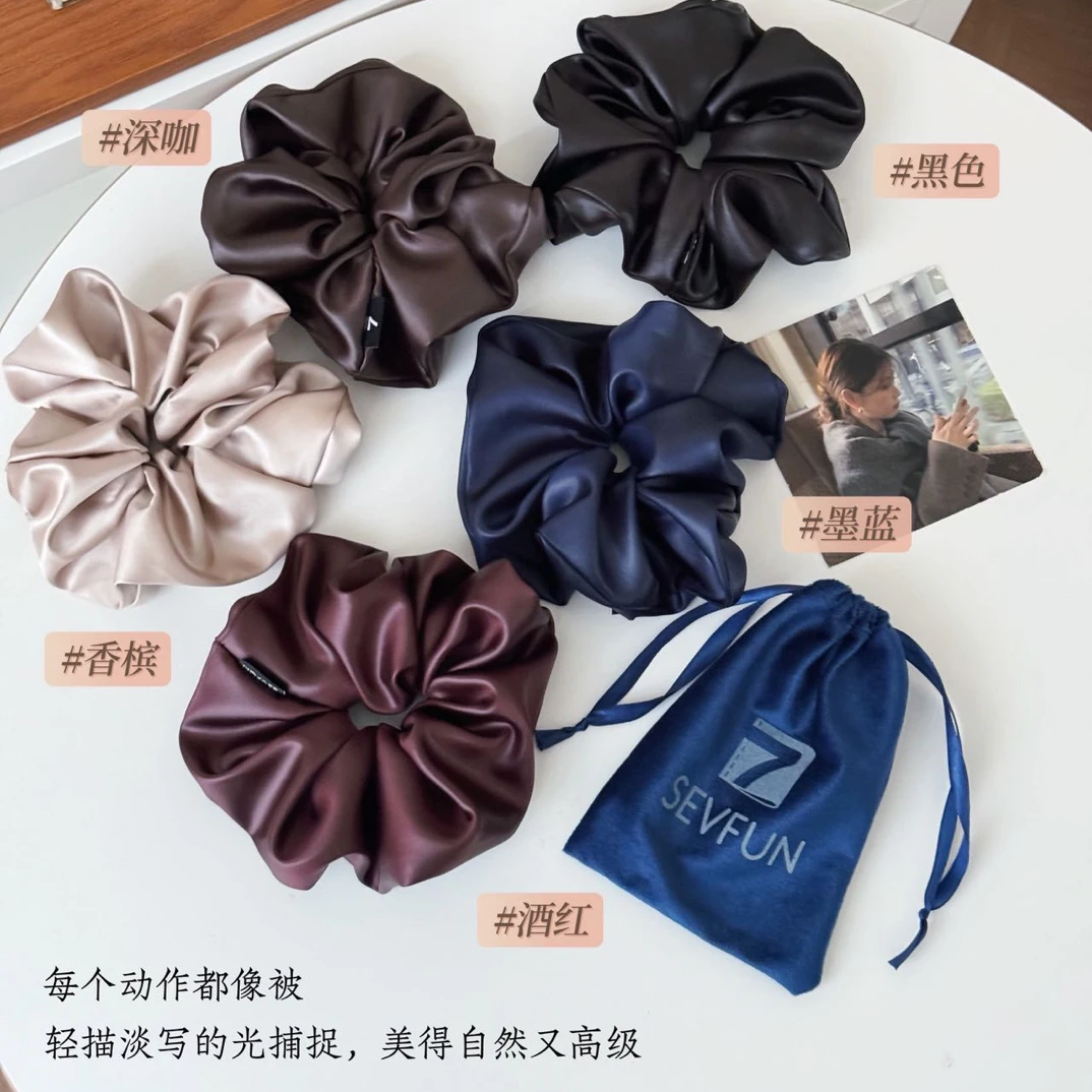 轻奢亮面高级大发圈