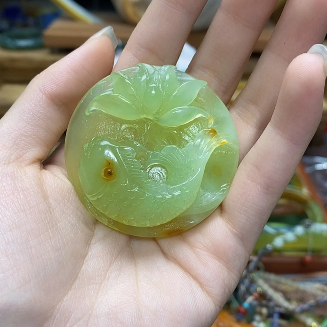 应***心蛇纹石玉未镶嵌手镯