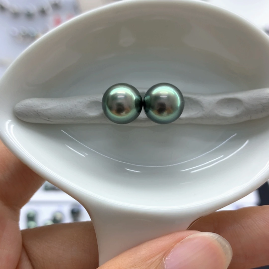 裸珠海水珍珠牛油绿正十感动点位
