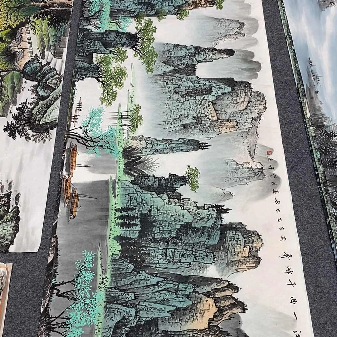 国画画面画画真的