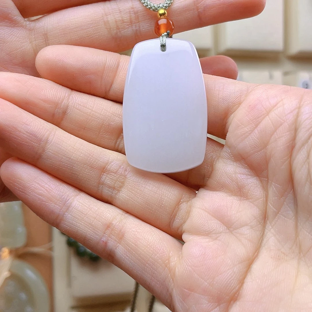 和田玉未镶嵌吊坠(赠链)三****