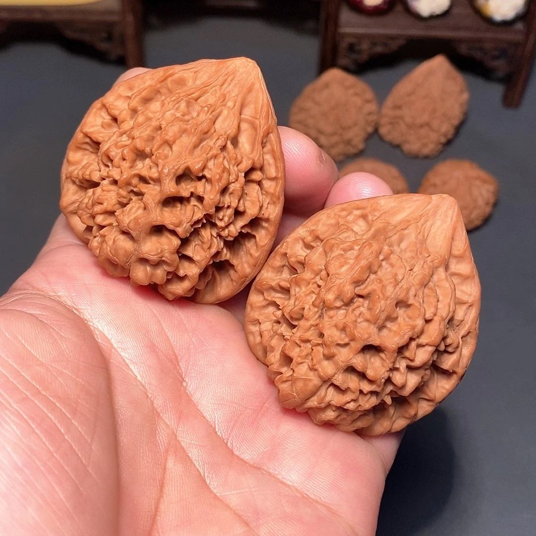 吊坠文玩核桃49尺，无修疙瘩纹大官帽