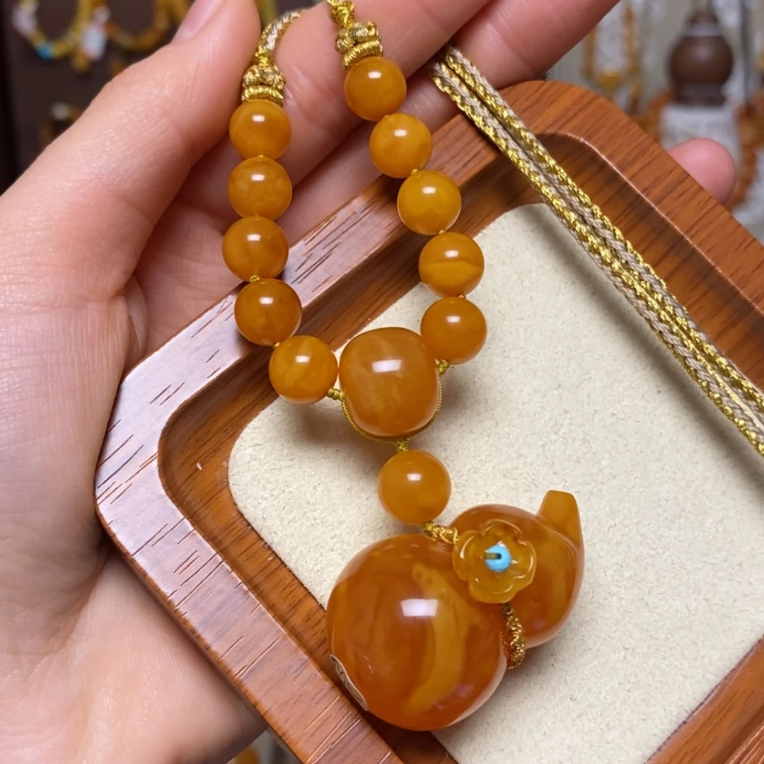 【闪购商品】蜜蜡颈饰未镶嵌项链