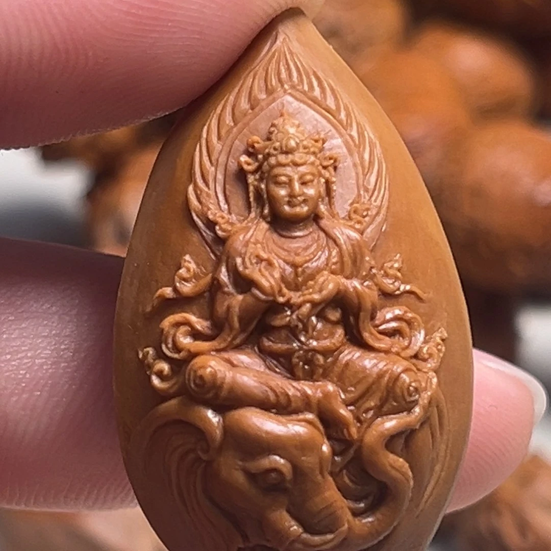 橄榄核吊坠及*雨普贤单科