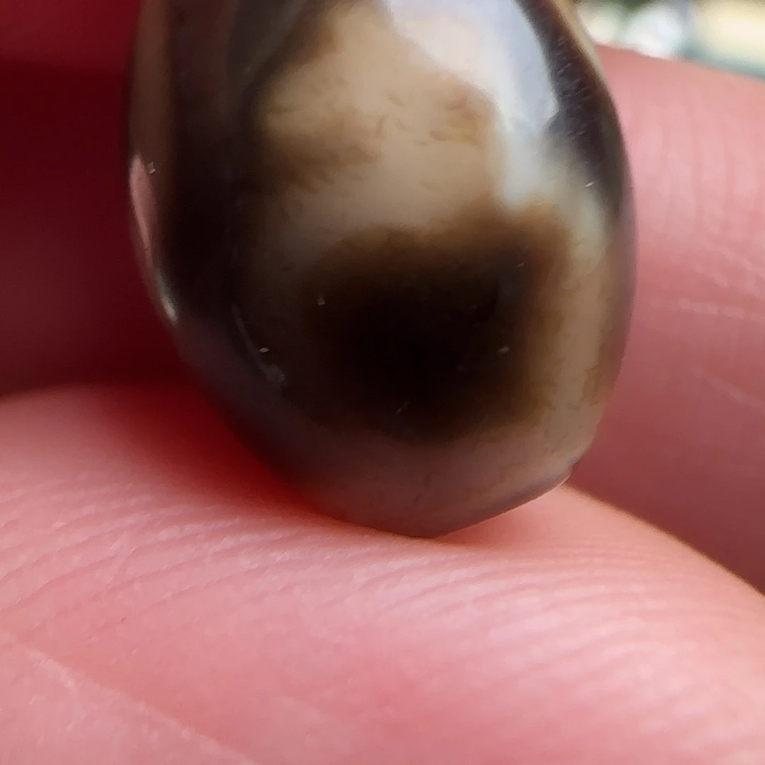 玛瑙/玉髓合金颈饰14x10牛毛纹宝瓶