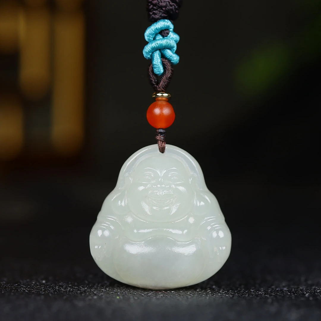 1230145和田玉佛公吊坠