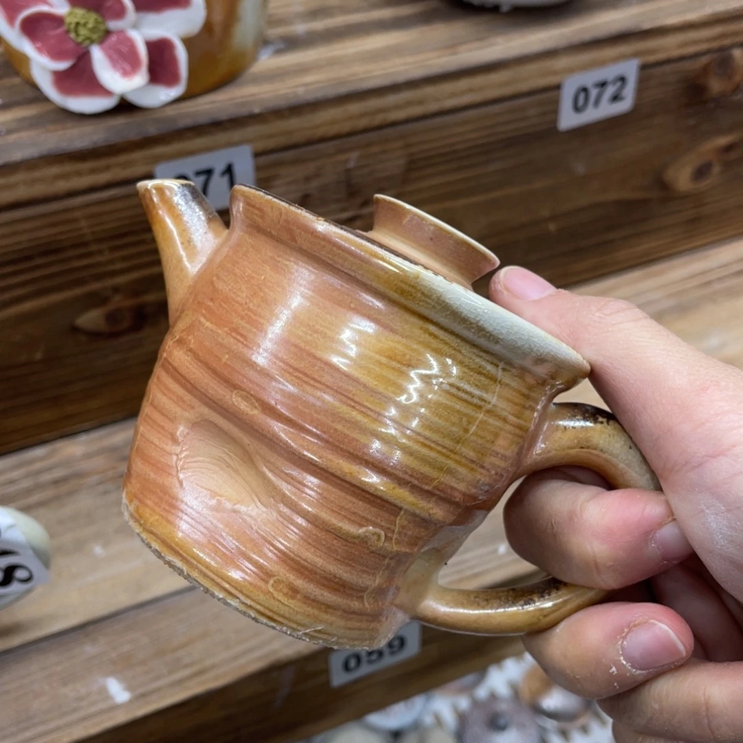 陶纯手工柴烧茶壶茶具瑕