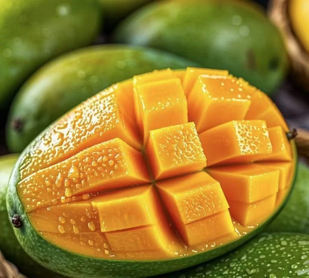 【五斤精品果】椰香奶香芒果冰淇淋软糯口感孕妈妈可食高山种植