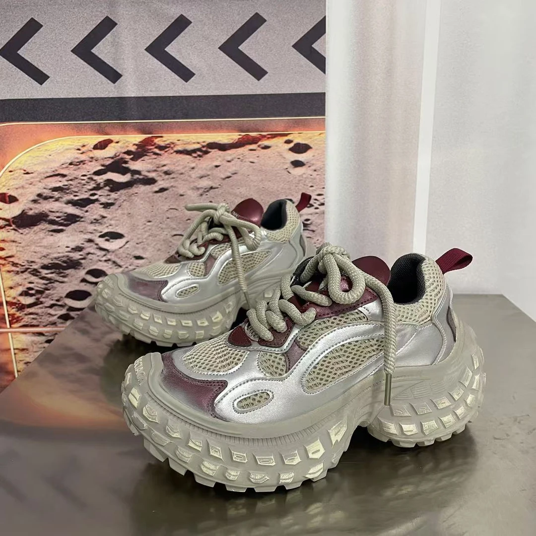 0581-3新款2025爆款单里高级感时尚精品老爹鞋厚百搭众ins