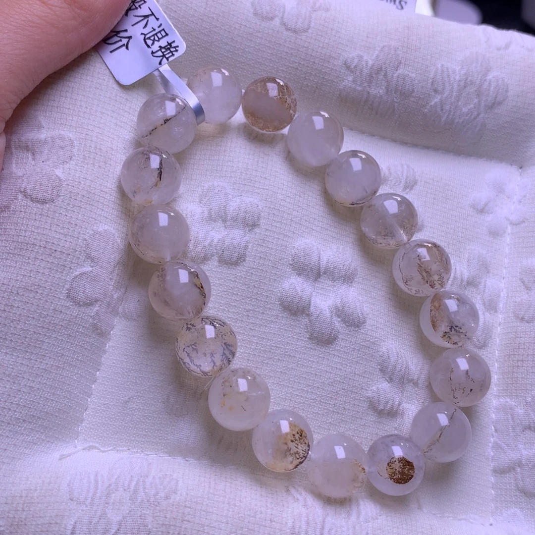 水晶未镶嵌手链小树胶花11mm