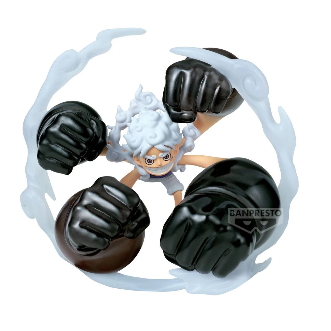 海贼王 路飞五档 橡胶鹰枪乱打 海贼王动漫手办