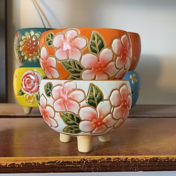 韩式多肉植物花盆