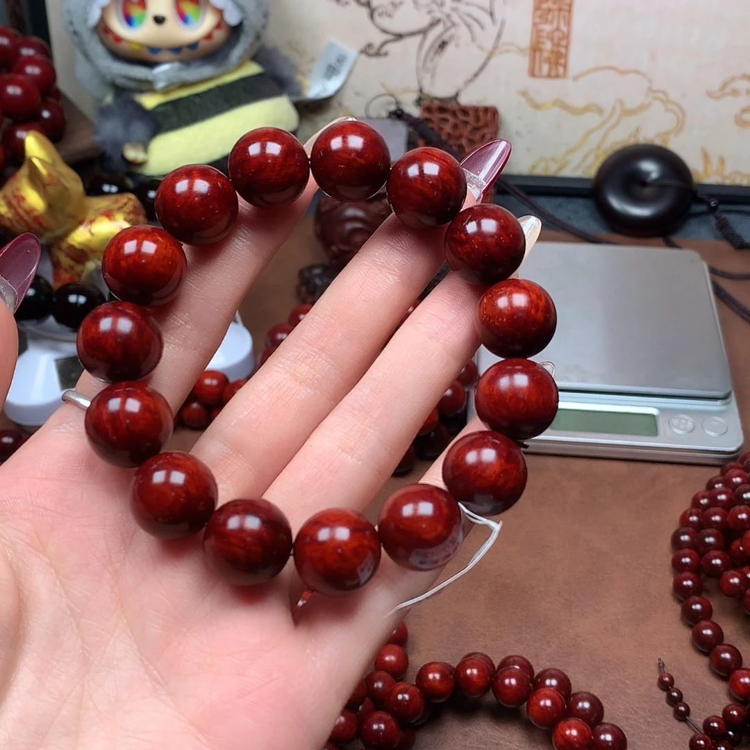 檀香紫檀（小叶紫檀）1.5满水波金星