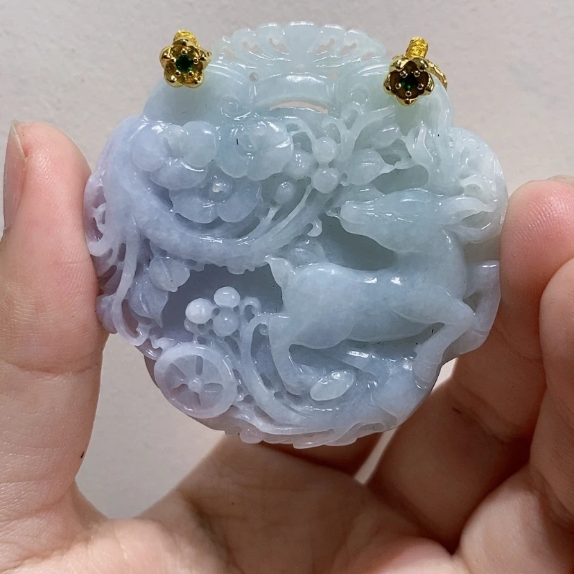 【闪购商品】翡翠未镶嵌颈饰