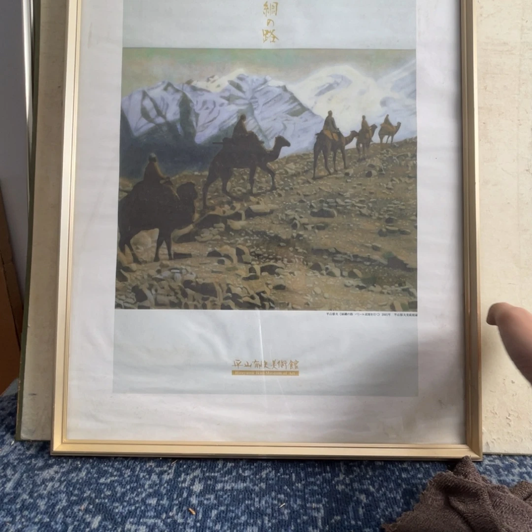 杨***胜中古框画不退不换有磕碰瑕疵