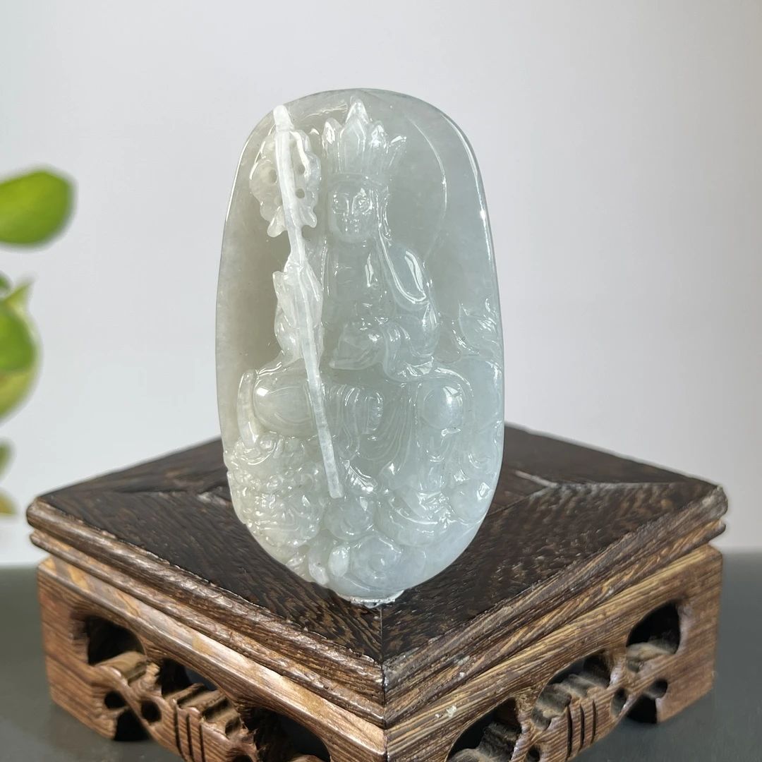 JCB27-87 天然翡翠缅甸A货 地藏王