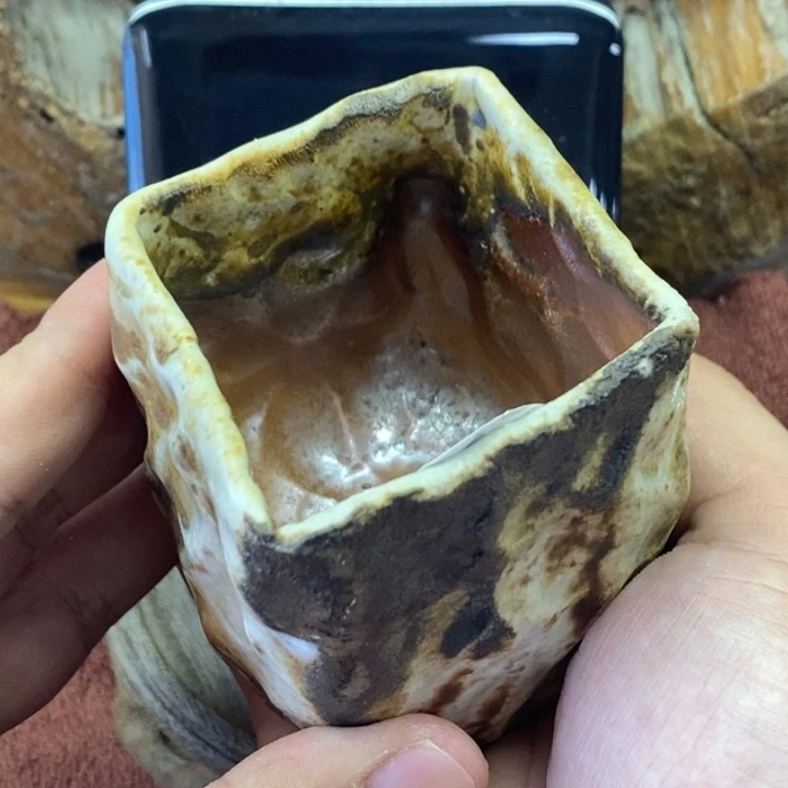 羽***毛陶园柴烧，精品高货534泥纹