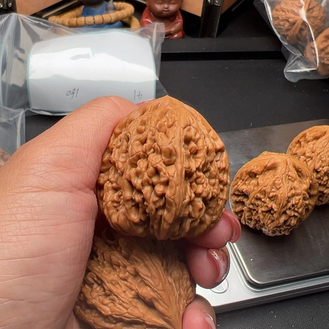 文玩核桃把件?****?虎头39