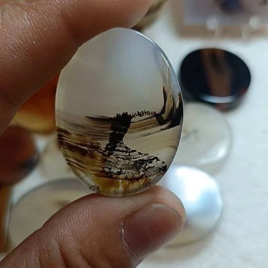 玛瑙/玉髓未镶嵌吊坠(不含链)