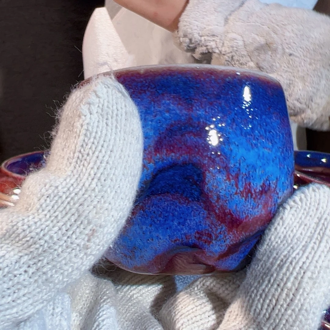 用****8传统钧瓷工艺品在民间