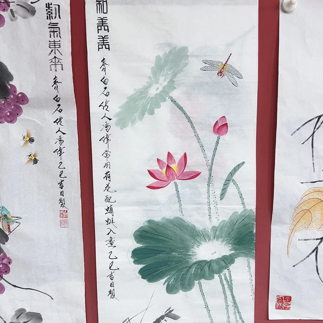 赵***旺国画冯伟老师手绘国画作品慧