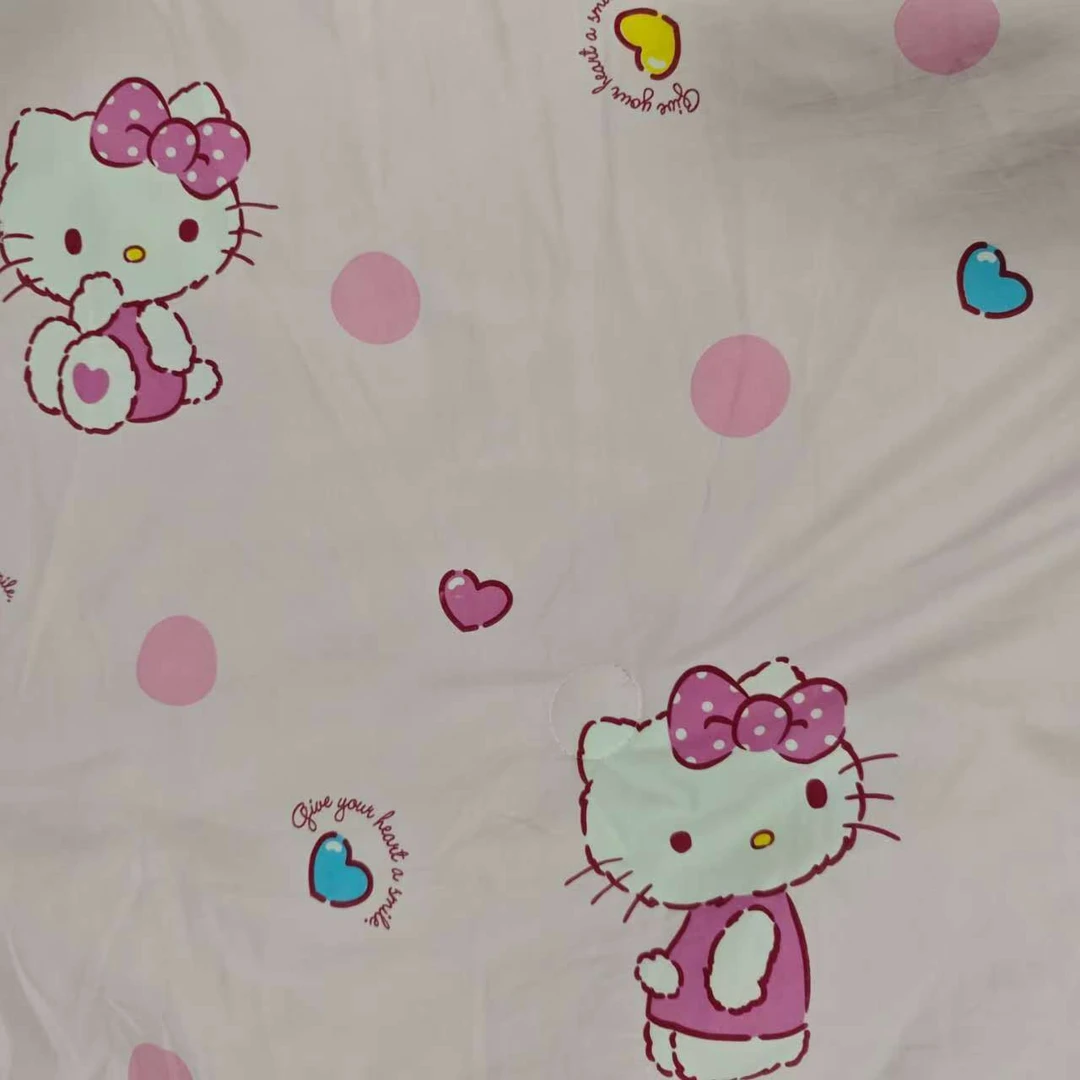【爱心kitty豆豆被】150四季柔软透气亲肤加厚豆豆被