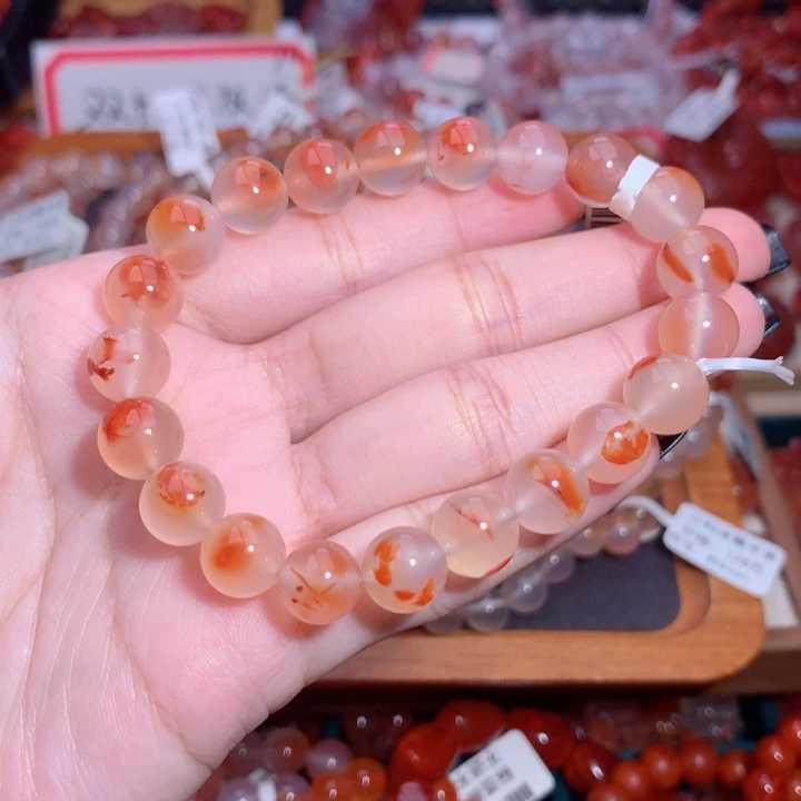 南红玛瑙未镶嵌南红福了冰飘单圈