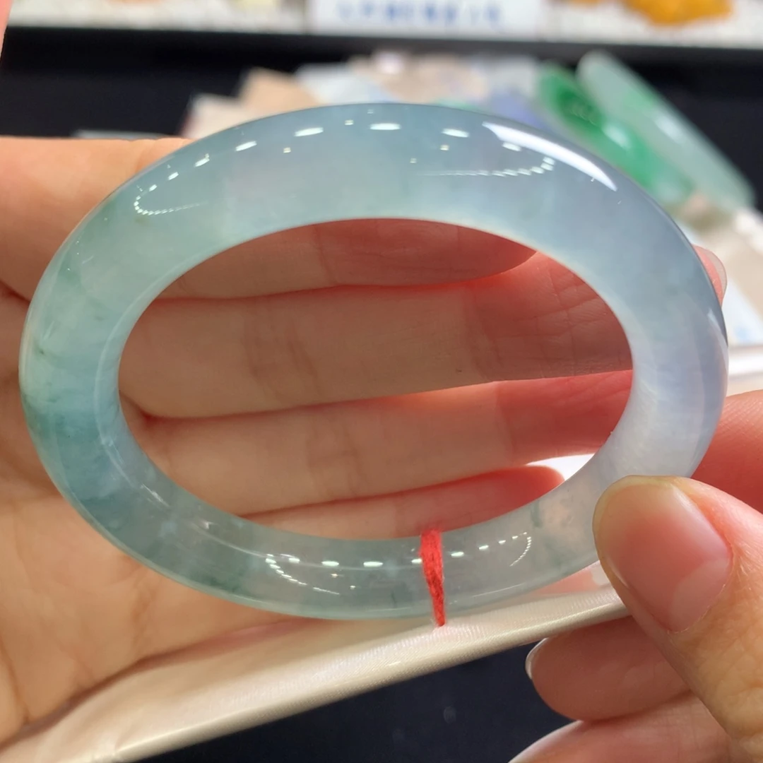 翡翠未镶嵌手镯32号小圈强推