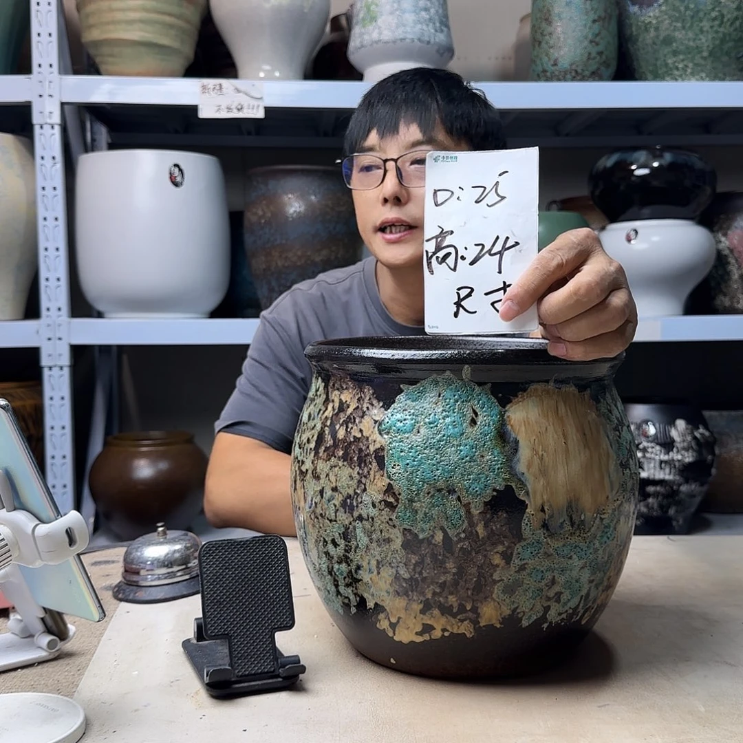 25@24 紫砂花盆尺寸