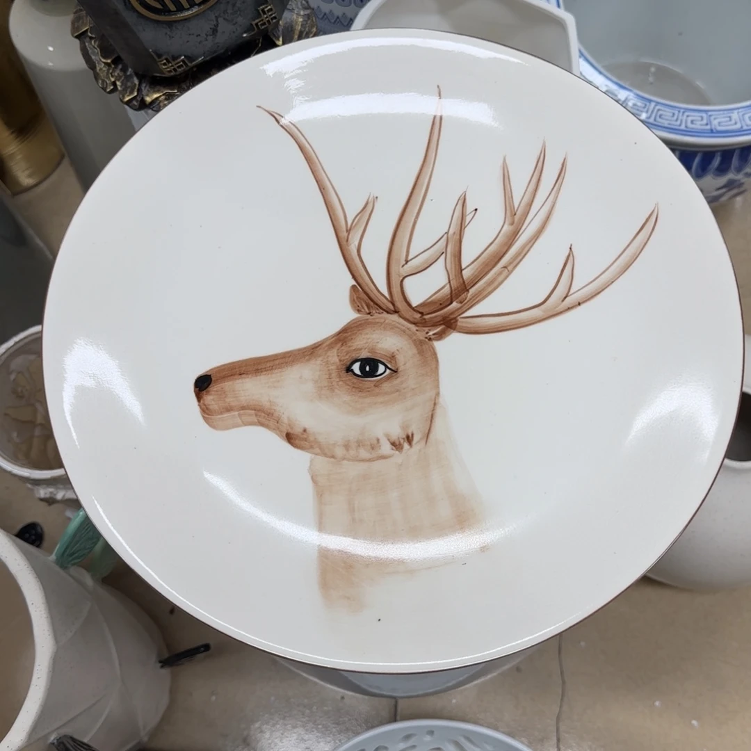 瓷片陶瓷工艺花瓶摆件