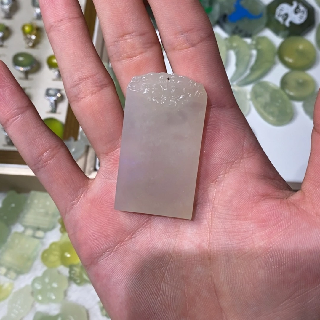 岫玉未镶嵌吊坠(不含链)两单包邮