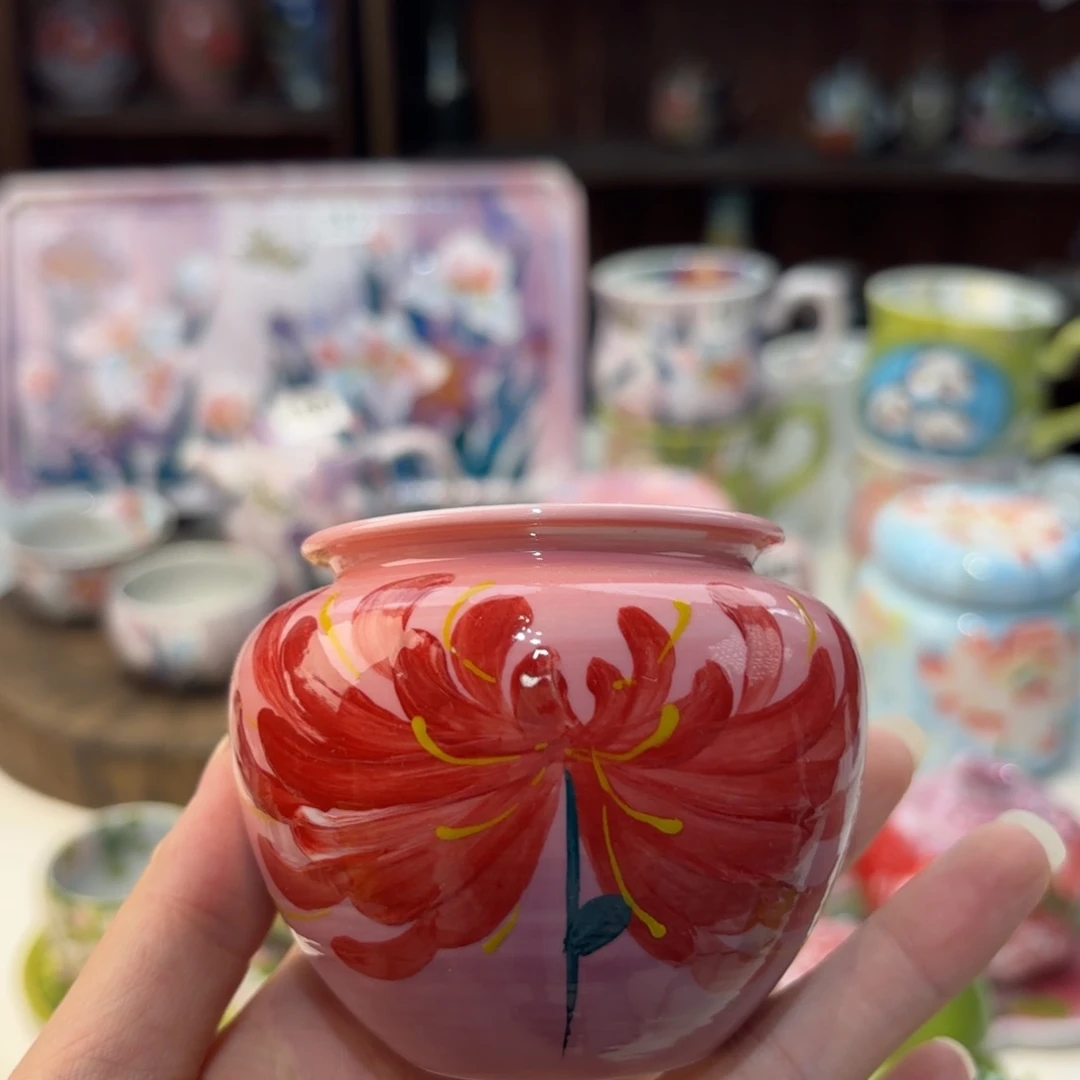 景德镇手绘高温釉下彩陶瓷茶具