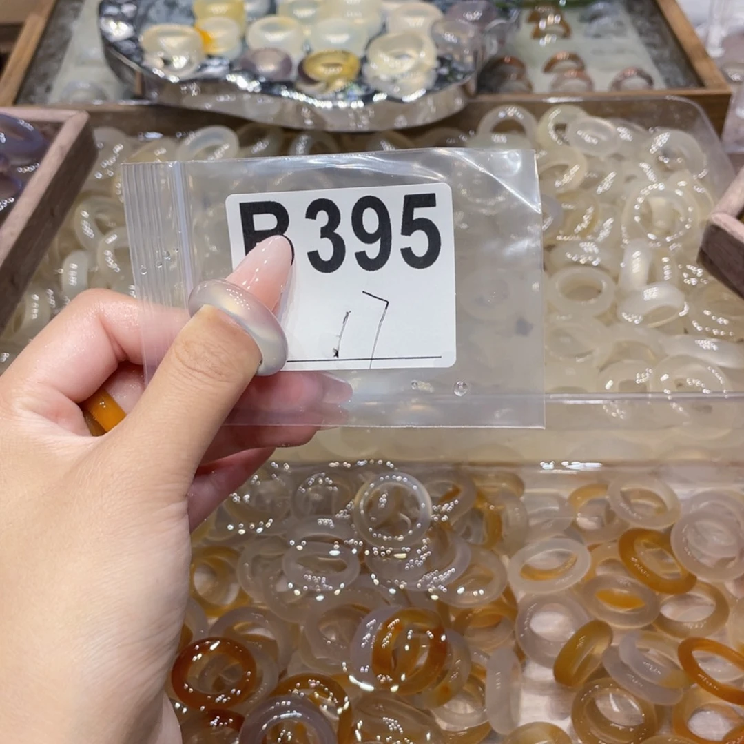 玛瑙/玉髓未镶嵌戒指395