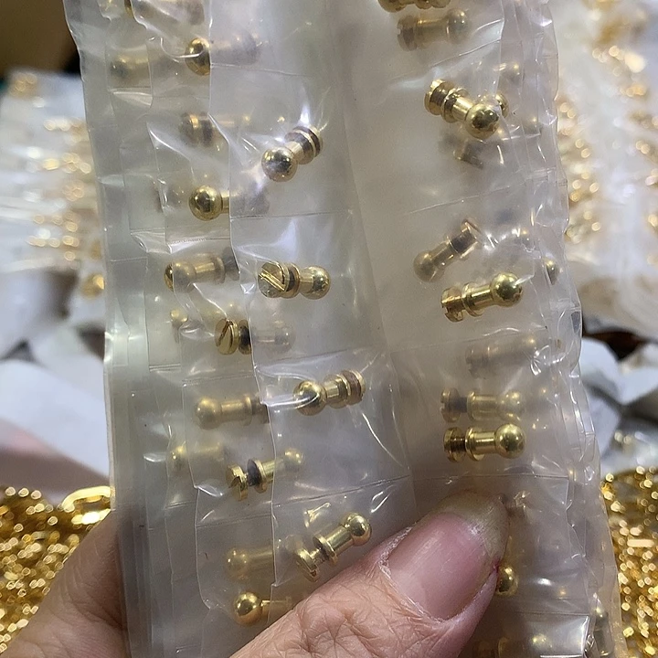 无纺布驴家5分铜奶嘴钉10个