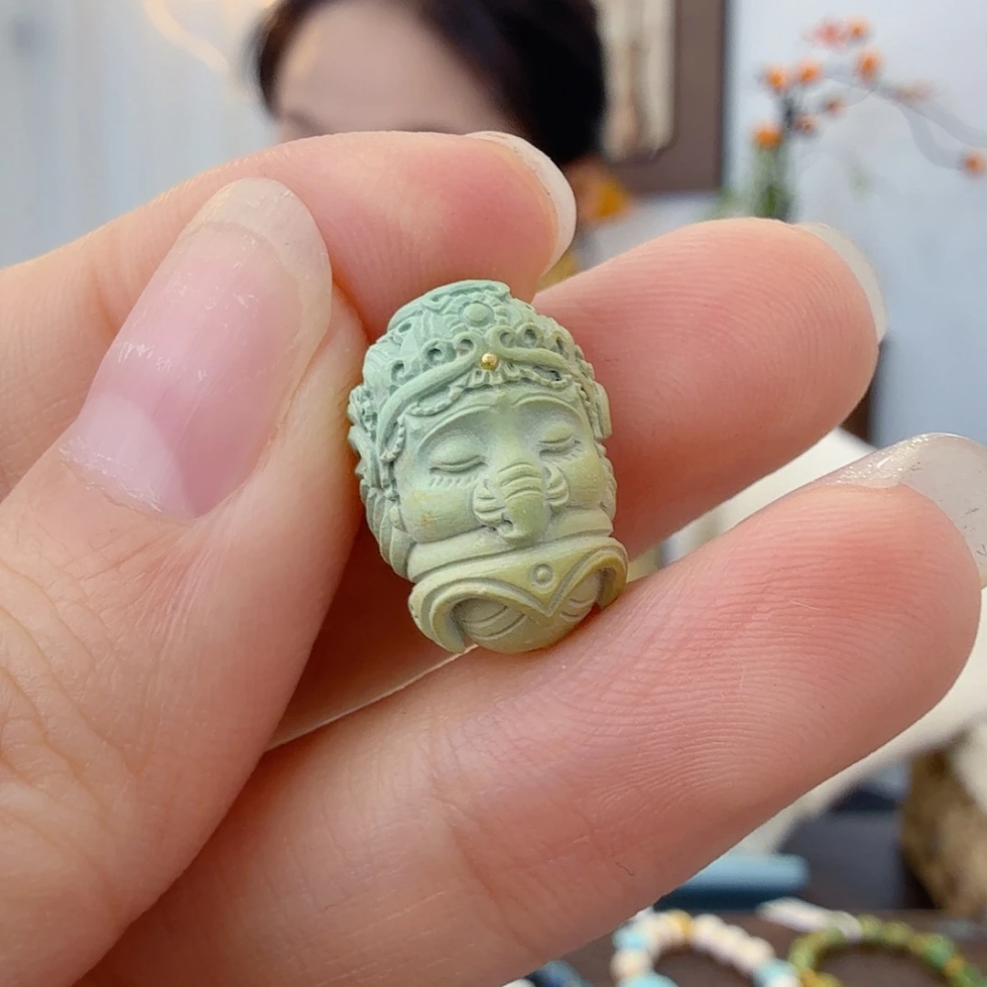 绿松石未镶嵌珠宝半成品