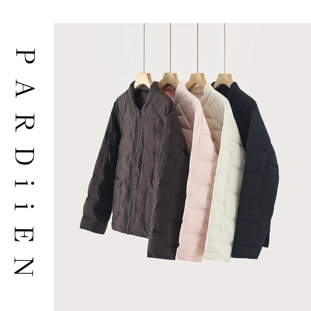 【北总严选】帕迪恩百搭轻薄短款拉链棒球领羽绒服25PD-4051