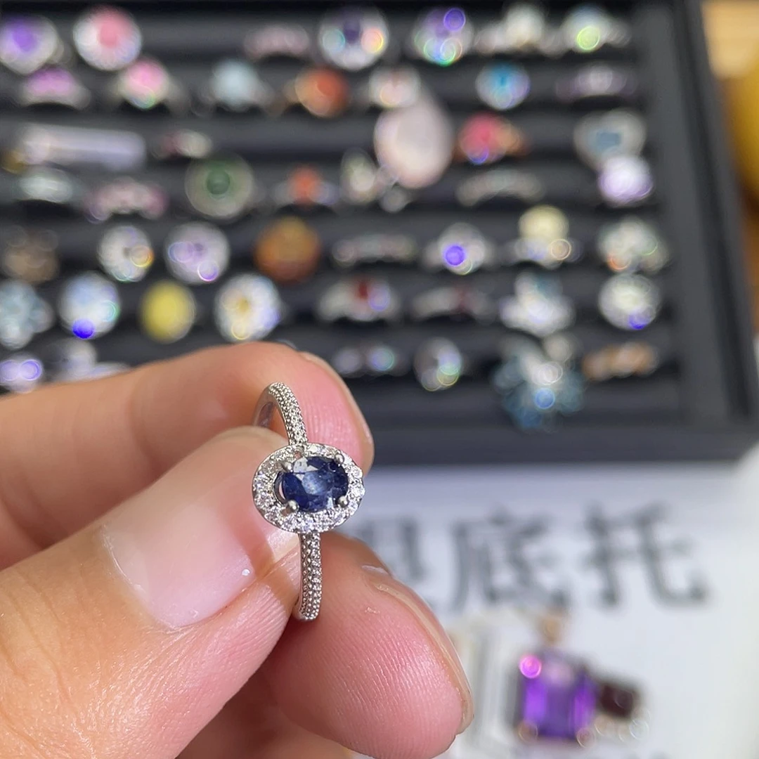 紫晶珠宝半成品未镶嵌