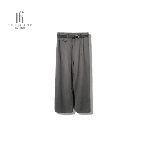 粉和垂顺感裤子经典轻奢女装时尚休闲裤51KH7235