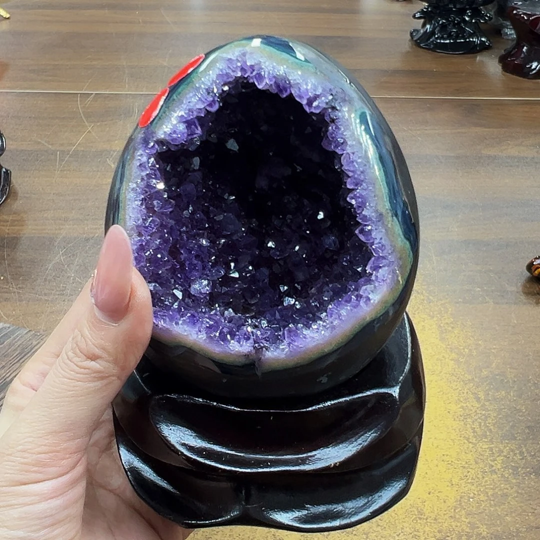 紫晶摆件未镶嵌紫晶