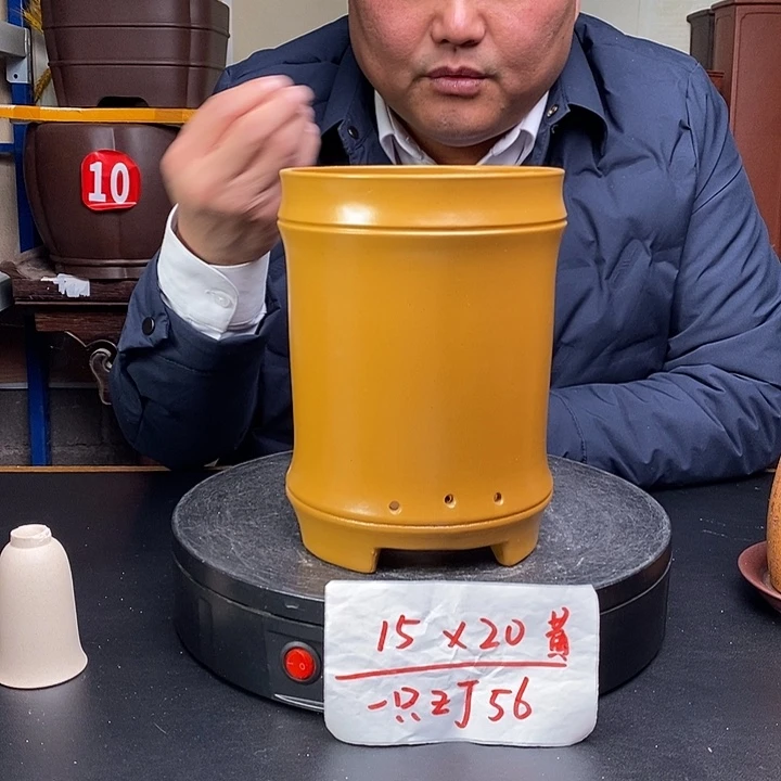 紫砂花盆货号一只ZJ56