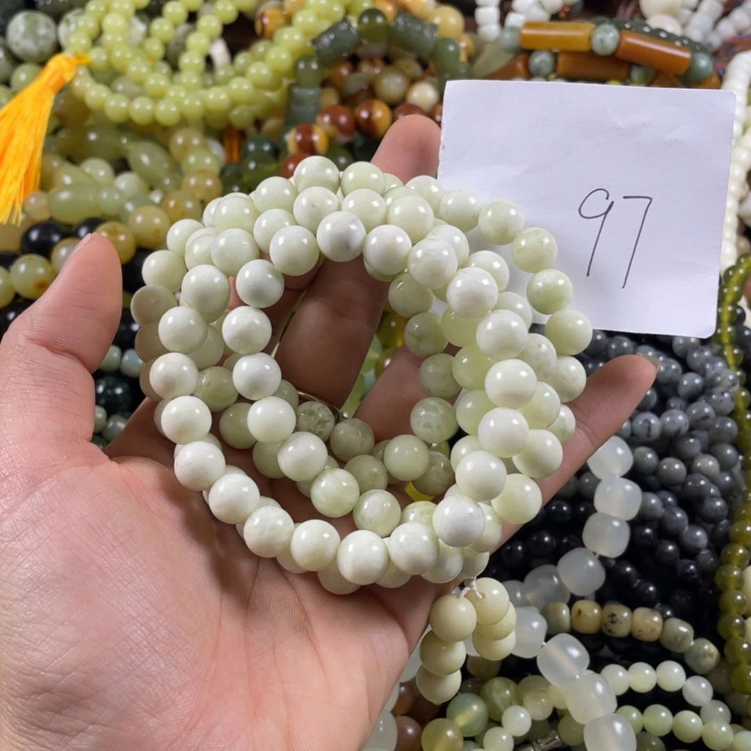 蛇纹石玉未镶嵌手串