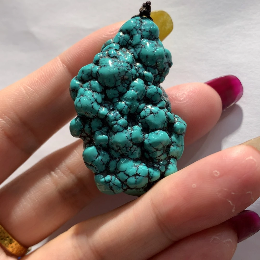 未镶嵌绿松石吊坠