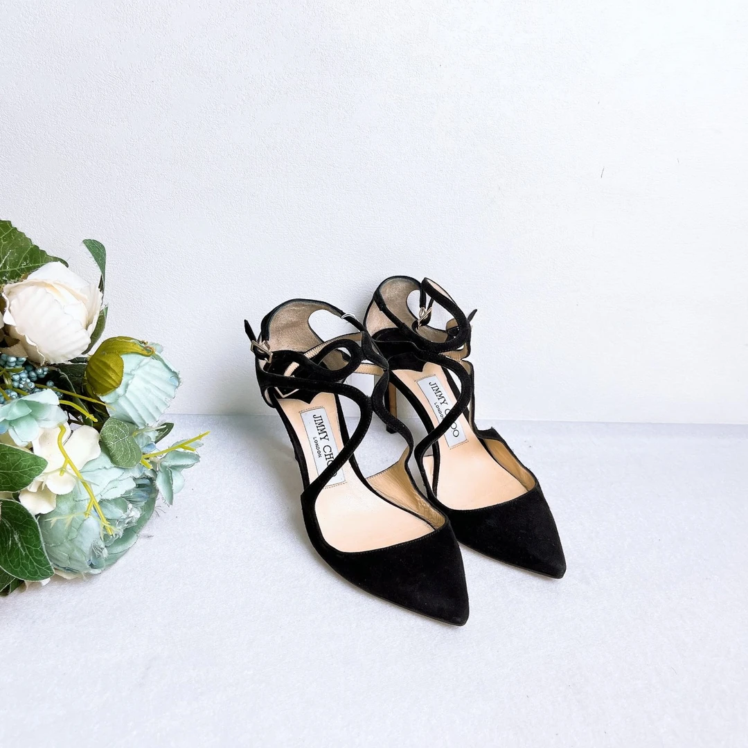 95新 JIMMY CHOO/吉米周 高跟鞋/36码/Xspr3665