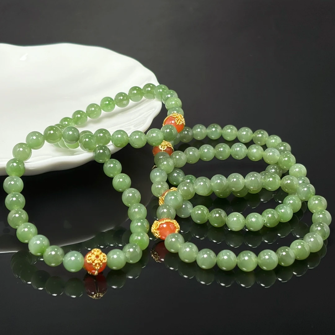 和田玉DIY手串 约8mm（多样性发1件） 1256