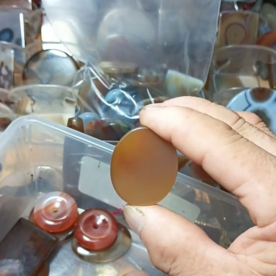 玛瑙/玉髓合金颈饰