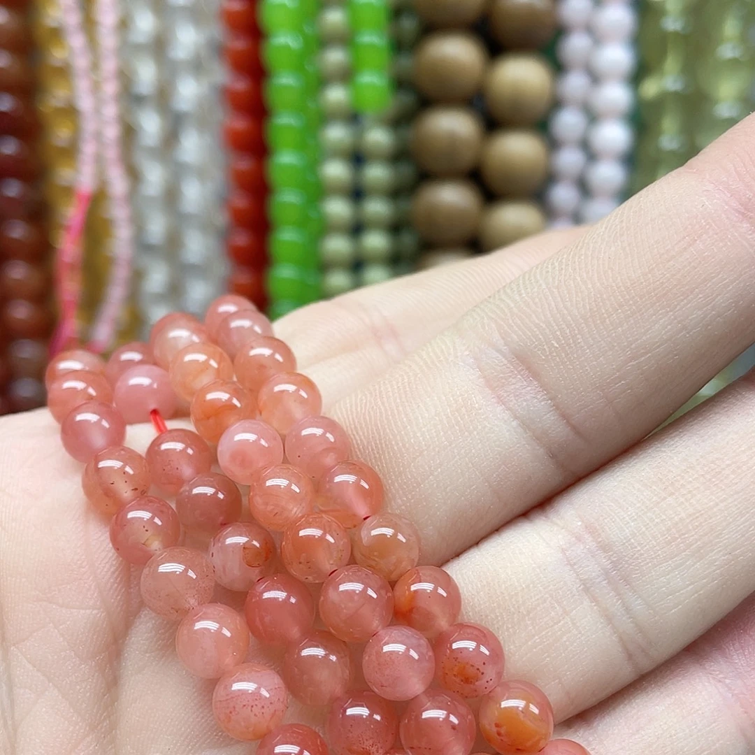 玛瑙/玉髓合金珠宝半成品四圈